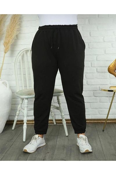 UYN SPORT Women's Plus Size Rubber Leg Comfortable Fit Sweatpants