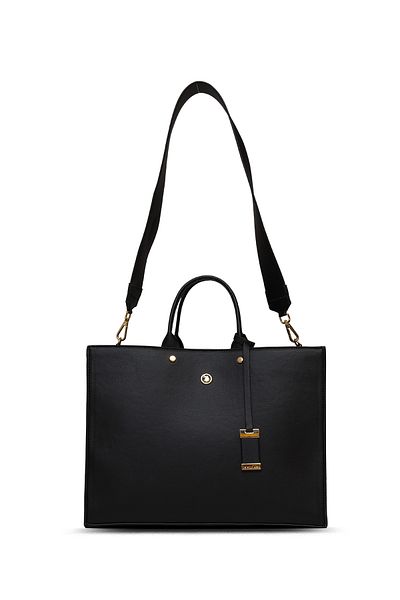 U.S. Polo Assn. Geantă neagră de umăr pentru femei Us25142