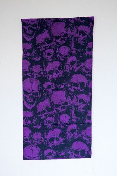 Lila Rosa Ethnic Patterned Bandana Neck Collar
