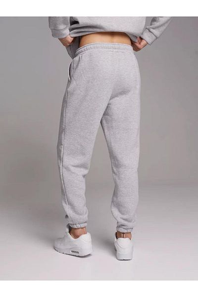 Trendiz Unisex Φούτερ με ελαστικά πόδια Γκρι μελανζ 2041