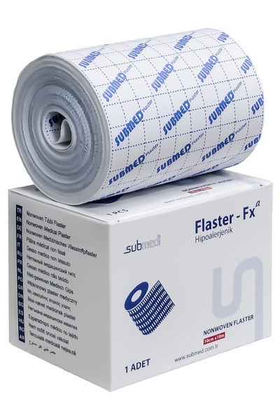 submed Fix Esnek Flaster 10x10 Elastik Sabitleme Bandı 10x10 Flaster