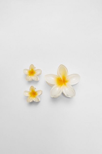 Stradivarius Pack of 3 floral hair clips