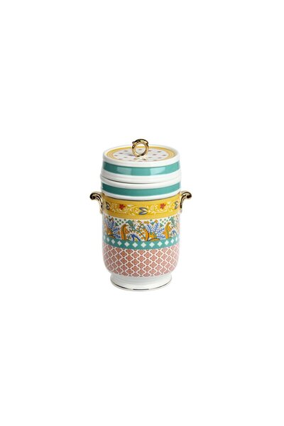 Lucky Art Algebran Art Eliana Bone Porcelain Jar with Handle 22 cm 1154097