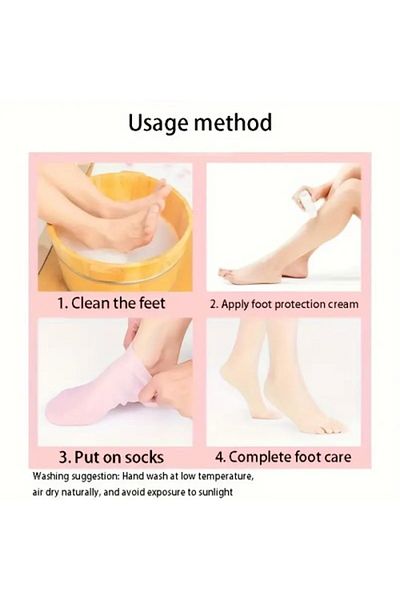 Skygo Silicone Gel Foot Moisturizing Socks