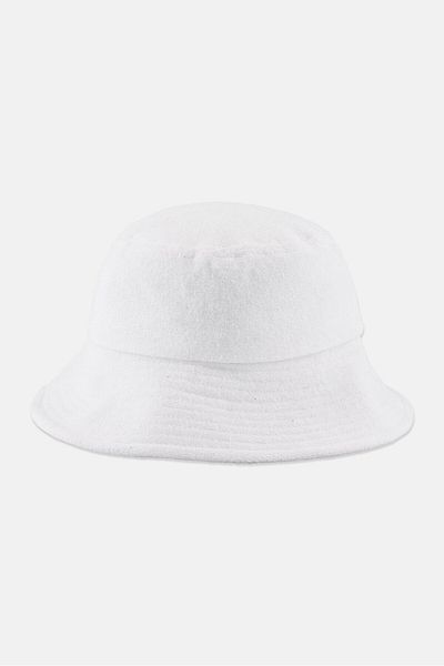 Hurley Women Brand Logo Luna Bucket Hat, White