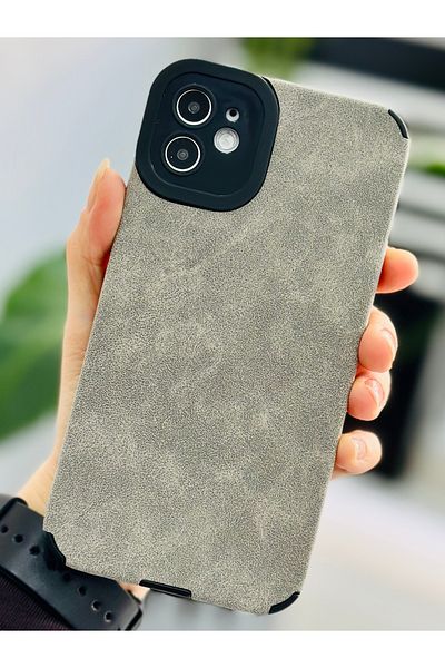 Go Aksesuar حافظة سيليكون مرنة بتصميم الكانتارا متوافقة مع آيفون 11
