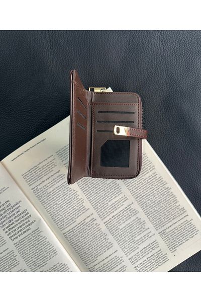 ALTUDA Women's Clip Closure Zipper Wallet