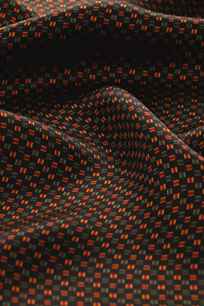 Bursa İpek Kaşkol de mătase pentru bărbaţi cu model negru