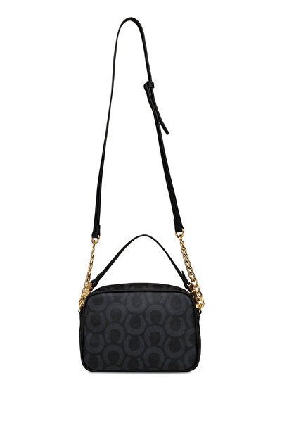 U.S. Polo Assn. حقيبة ماسنجر نسائية سوداء موديل Us25174