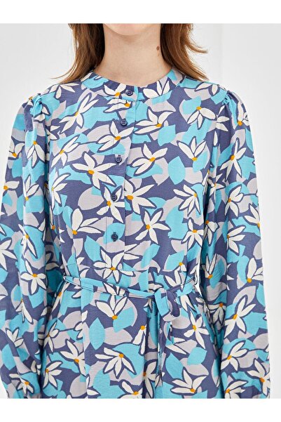 LC Waikiki Γυναικείο φόρεμα με σχέδιο LCW Modest Judge