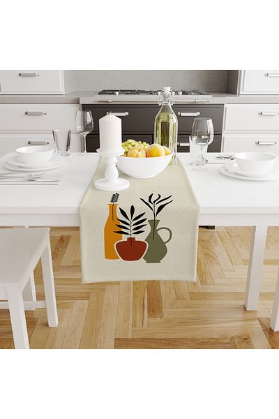 Filamente Ramadan Runner / Ramadan Pattern / Stain Resistant - Washable Micropecks Fabric 140X43