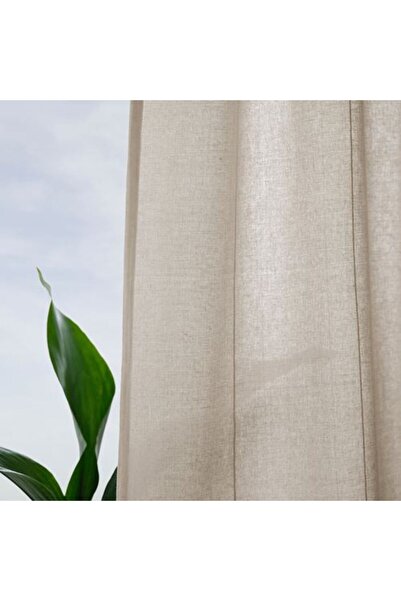 IKEA - LENDA, fon perde/2 kanat, kırık beyaz, 140x300 cm