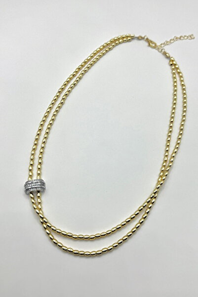 DEMOKAN Women's Necklace Vip Serial Spike Bead Chain Jointing Charm Non Tarni...