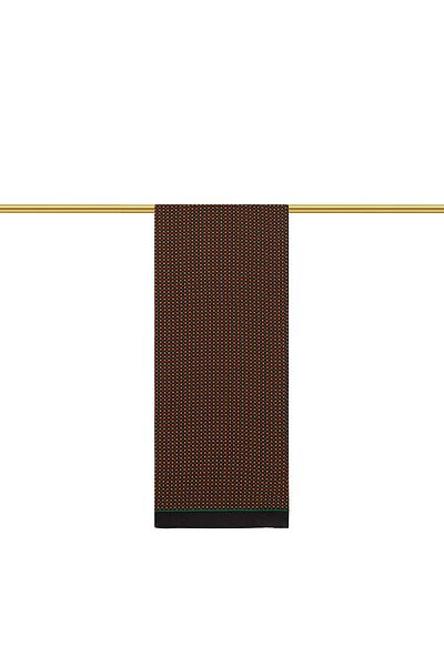 Bursa İpek Black Patterned Men's Silk Cashew