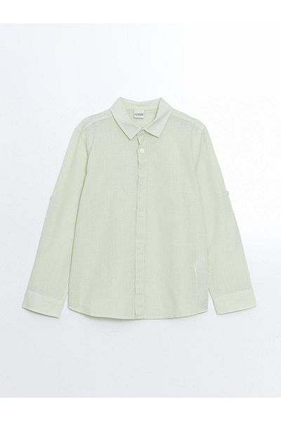 LC Waikiki Cămașă de bază cu mânecă lungă pentru băiat LCW Kids