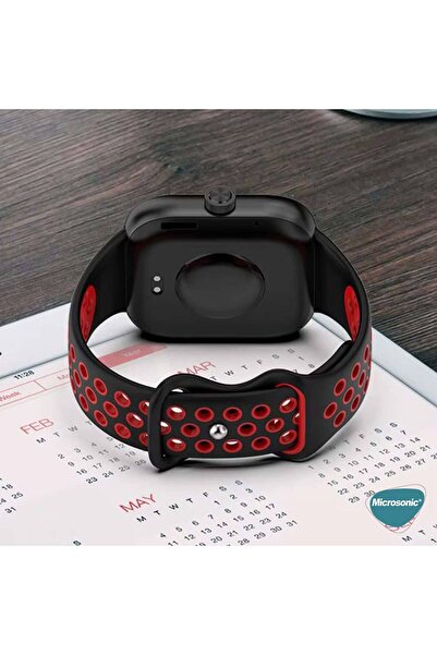 Microsonic Xiaomi Mi Band 8 Pro Rainbow Gently Band Kordon Siyah Gri