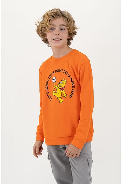 Haribo Orange Printed Children's Sweatshirt