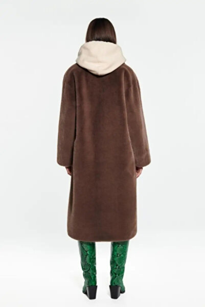 DCEY Maria Kahve Suni Kürk