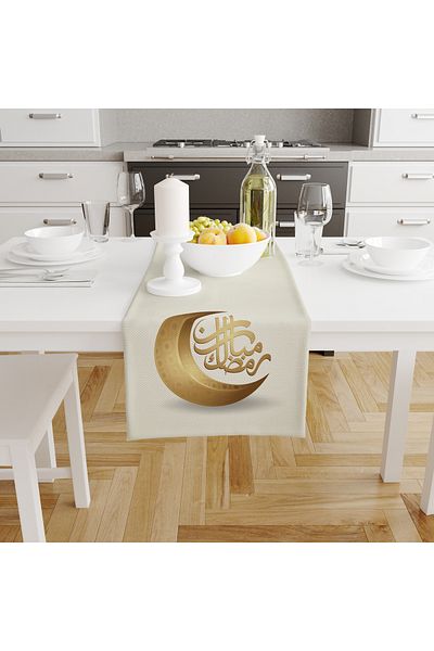Filamente Ramadan Runner / Ramadan Pattern / Rezistent la pete - Tesatura Micropetek lavabila 140x40