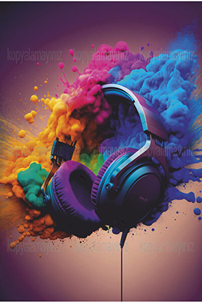 Hayat Poster pc ps mobil consola gamer căști decor acasă pictură poster retro din lemn