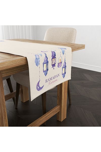 Filamente Ramadan Runner / Ramadan Pattern / Rezistent la pete - Tesatura Micropetek lavabila 140x40