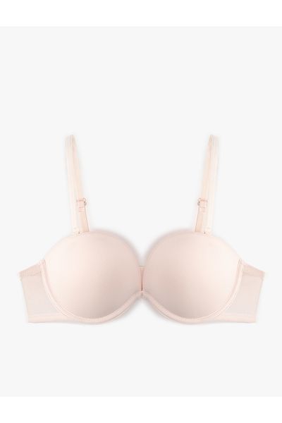 Koton Extra Padded Supported Bra with Detachable Straps