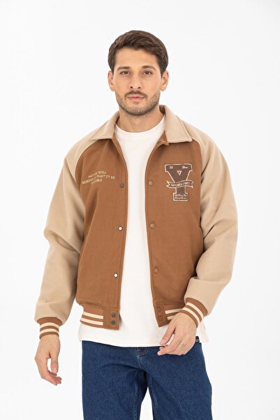 Store Erkek Düğmeli Kolej Mont
