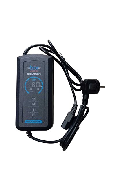 Bix Ebike 60v20 Amper Dijital Şarj Aleti Devre Kesicili 5 Akülüler Için