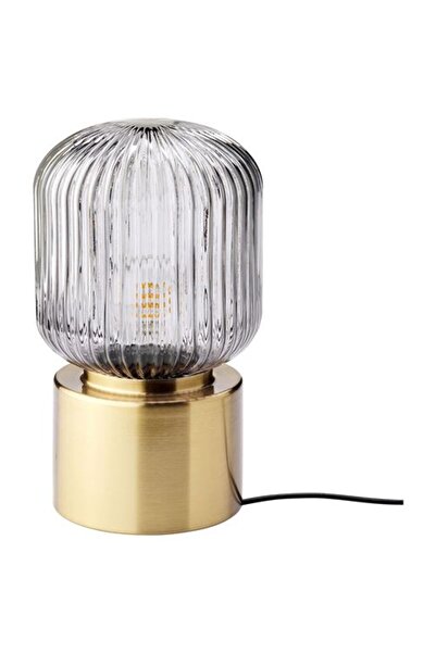 IKEA - SOLKLINT, masa lambası, pirinç-gri, 28 cm