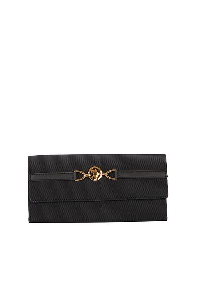 U.S. Polo Assn. Черна дамска чанта-клъч Usc25368