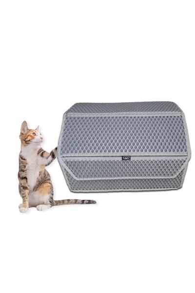 Bod Dış Mekan Yağmura Ve Soğuğa Dayanıklı Eva Kedi Evi Yuvası Gri