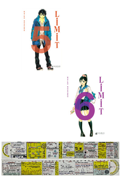 Akıl Çelen Kitaplar Limit 5-6. Ciltler Manga Seti + Mat. Öğreten Cetvel