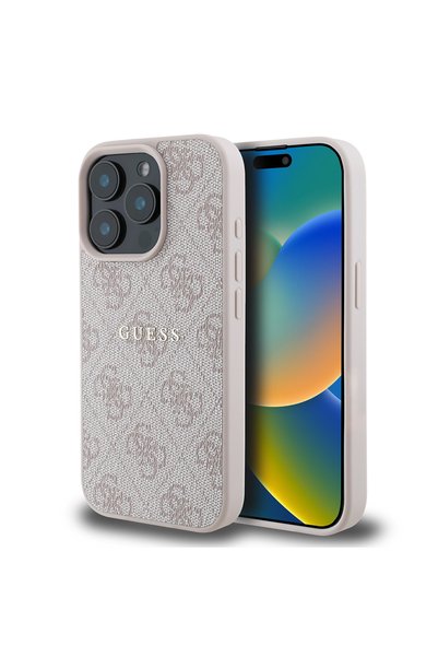 Guess İphone 15 Pro Max Uyumlu Kılıf  Lisanslı Magsafe Şarj Özellikli 4g Des...