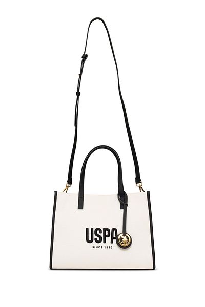 U.S. Polo Assn. Geantă albă de umăr pentru femei Us25311