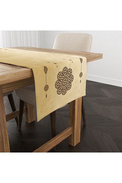 Filamente Ramadan Runner / Ramadan Pattern / Rezistent la pete - Tesatura Micropetek lavabila 140x40