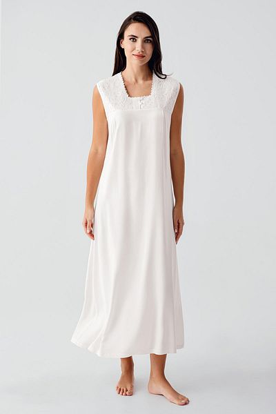 Artış Elegant Woven Lace Viscous Dressing Gown Nightwear Set