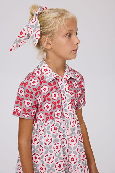 Beverly Hills Polo Club BG Store Kız Çocuk Desenli Elbise