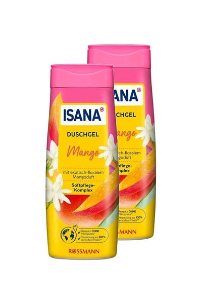 ISANA Mango Shower Gel Breeze - 300 ml (2 Pieces)