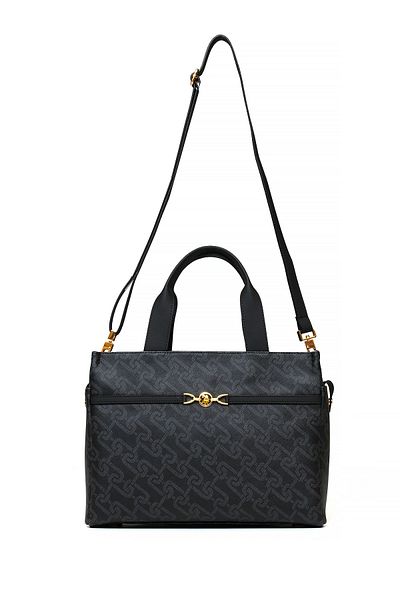 U.S. Polo Assn. Geantă neagră de umăr pentru femei (Us25108)