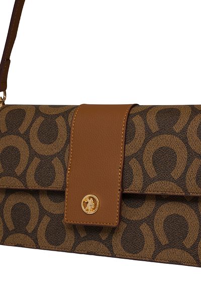 U.S. Polo Assn. Geantă de umăr maro pentru femei Us25172