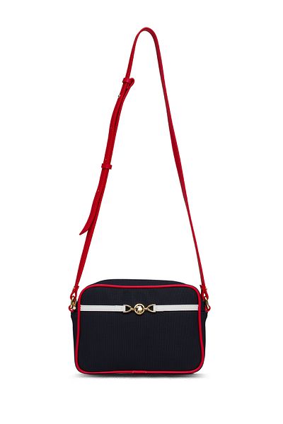 U.S. Polo Assn. Geantă de damă albastru-marin-roșu-alb Us25234