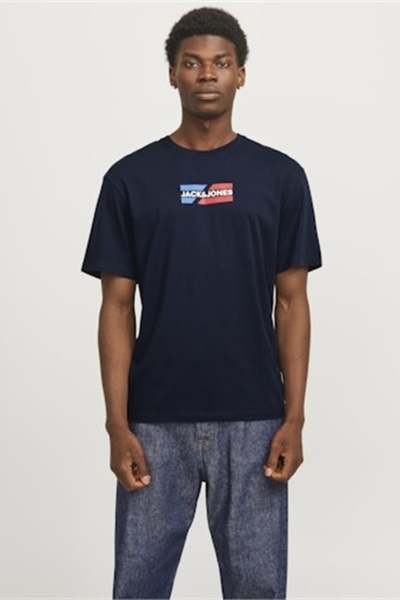 Jack & Jones Tričko s potištěným logem Crew Neck - Corp