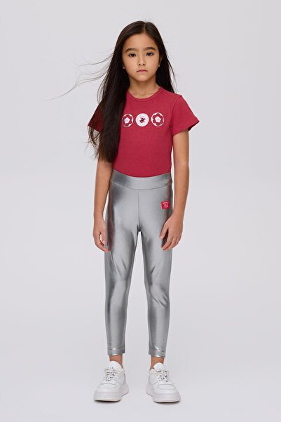 Beverly Hills Polo Club BG Store Kız Çocuk Gri Melanj Tayt