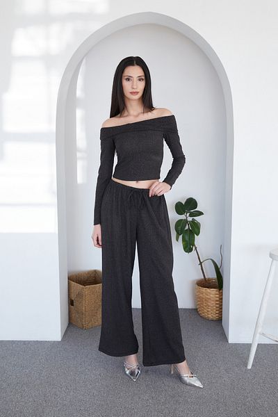 Fulla Moda Μπλούζα με γιακά Bürümcük Fabric Madonna