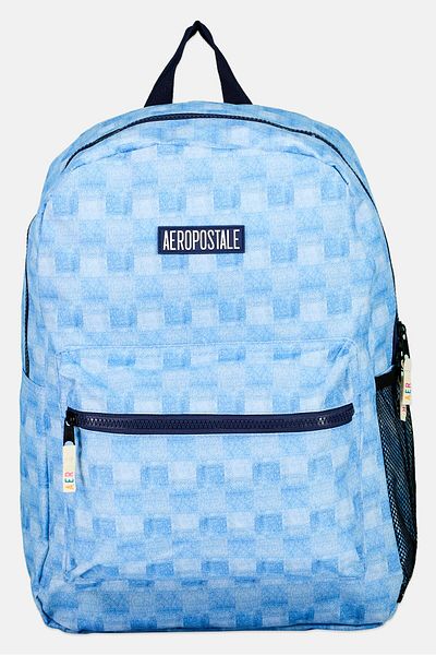 Aeropostale Women Brand Logo Backpack 43 H x 32 L x 13 W cm, Blue Combo