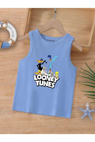 BENROMA 1 tricou este un cadou pentru achiziții de 6 și mai sus în coș - Tricou fără mâneci pentru copii cu imprimeu cu personaje de desene animate