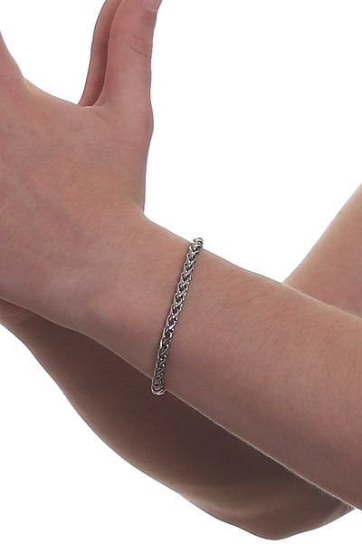 LABALABA Men's Fish Back Model Steel Chain Bracelet