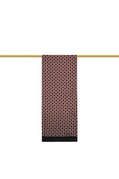 Bursa İpek Red Patterned Men's Silk Cashew
