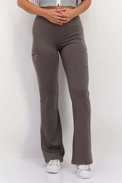 Tahari Sports Women Sportswear Fit Plain Training Sweatpants, Grey
