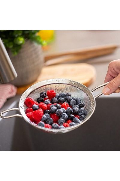 Chef Craft Stainless Steel Rust-Resistant Mesh Strainer 6.5inch 21881